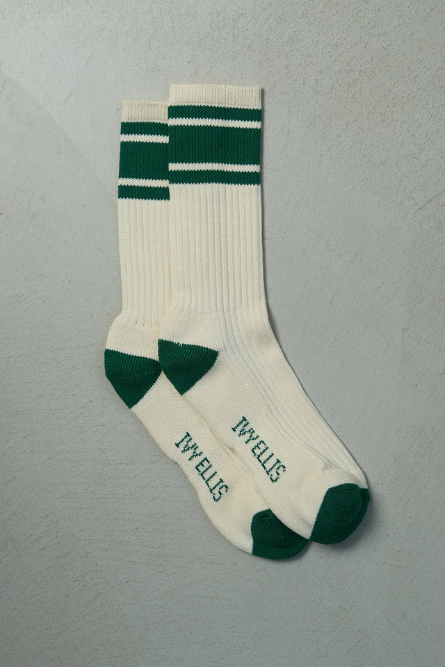Mens Vintage Sport Crew Socks