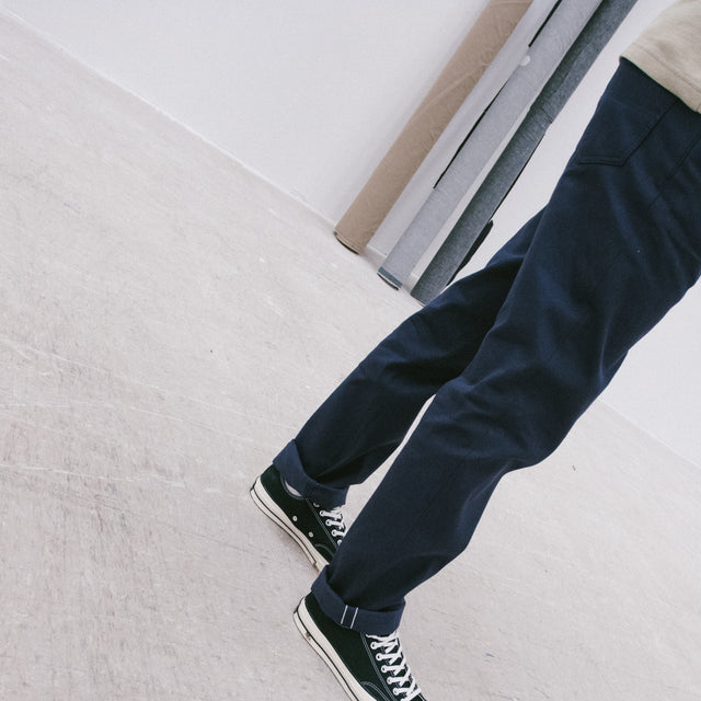 The V-Fit - Japanese Navy Chino Selvedge