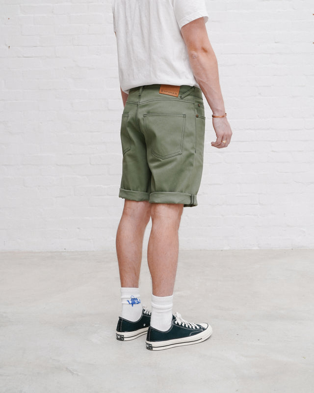 Shorts - Japanese Green Chino