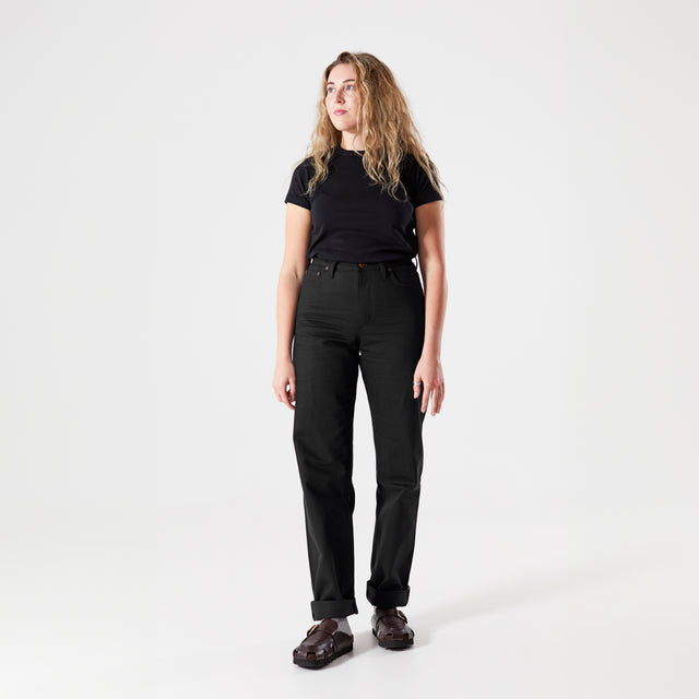 The Peggy - Double Black Selvedge