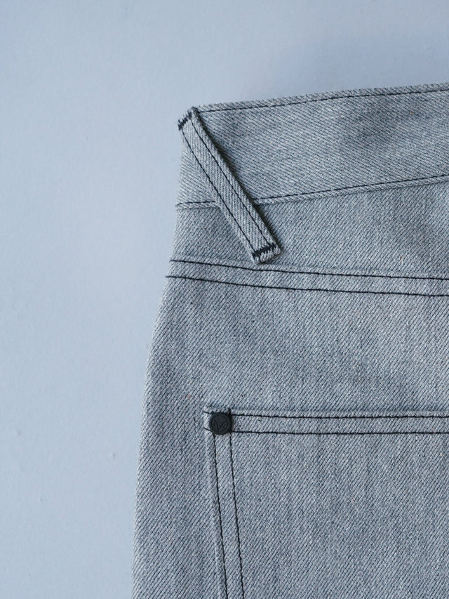 Women Japanese Heather Grey Selvedge