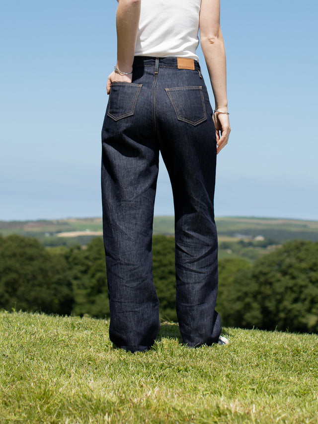 Womens Japanese Linen Denim