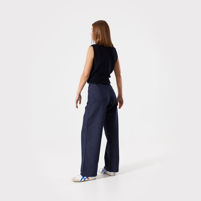 The Valerie - Wide Leg - Ecru Denim.