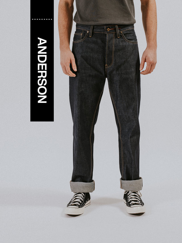 Mens Japanese Grey Weft Selvedge