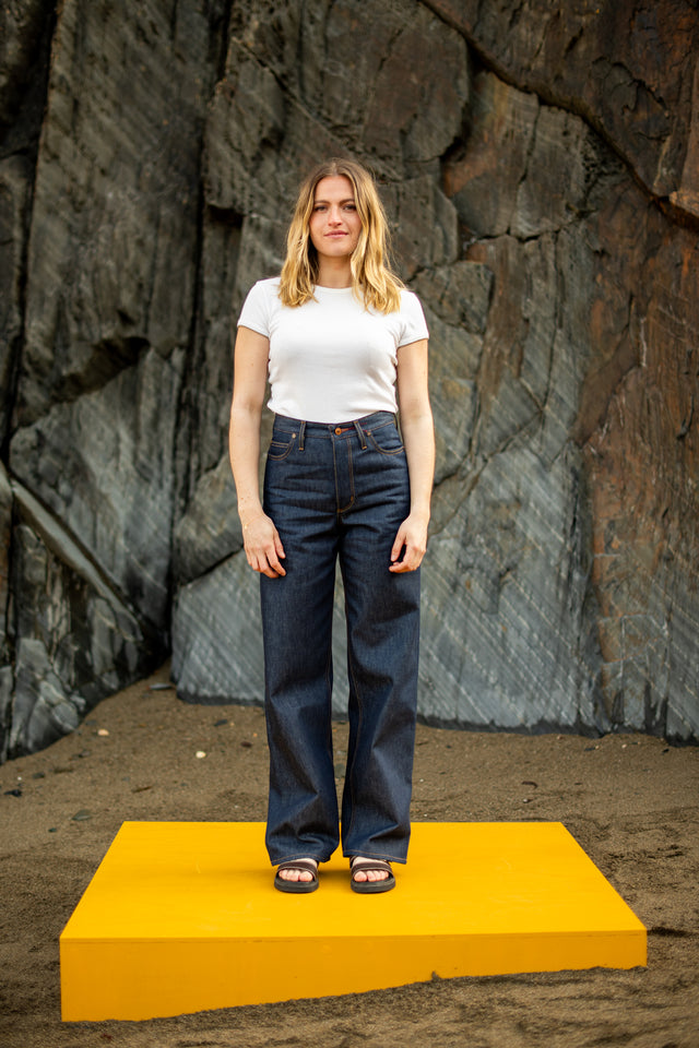 The Valerie - Wide Fit - Italian Organic Denim.