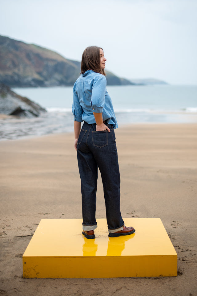 The Aurelia - Wide Straight Fit - Organic Denim.