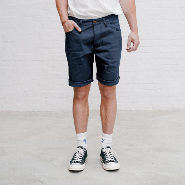 Navy + Khaki Chino Shorts.