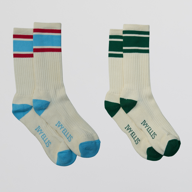 Ivy Ellis - Mens Vintage Sport Crew Socks