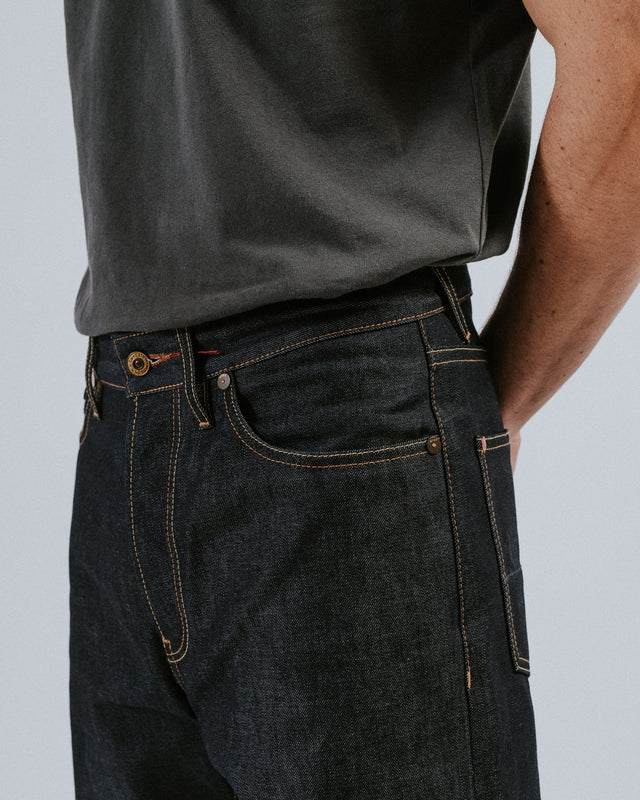 Men's Wide Leg Organic Cotton Denim Jean | The Anderson | Hiut Denim Co.