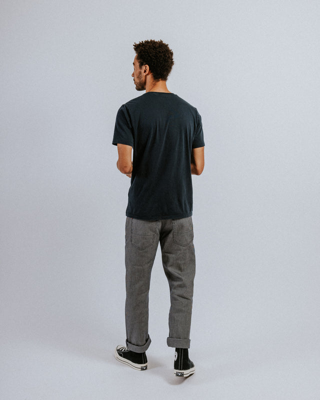 The Work@ - Navy Stripe Canvas